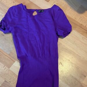 Express Vibrant Purple Dress